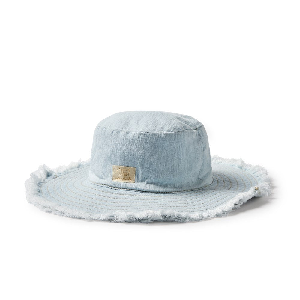 Organic Denim Sun Hat