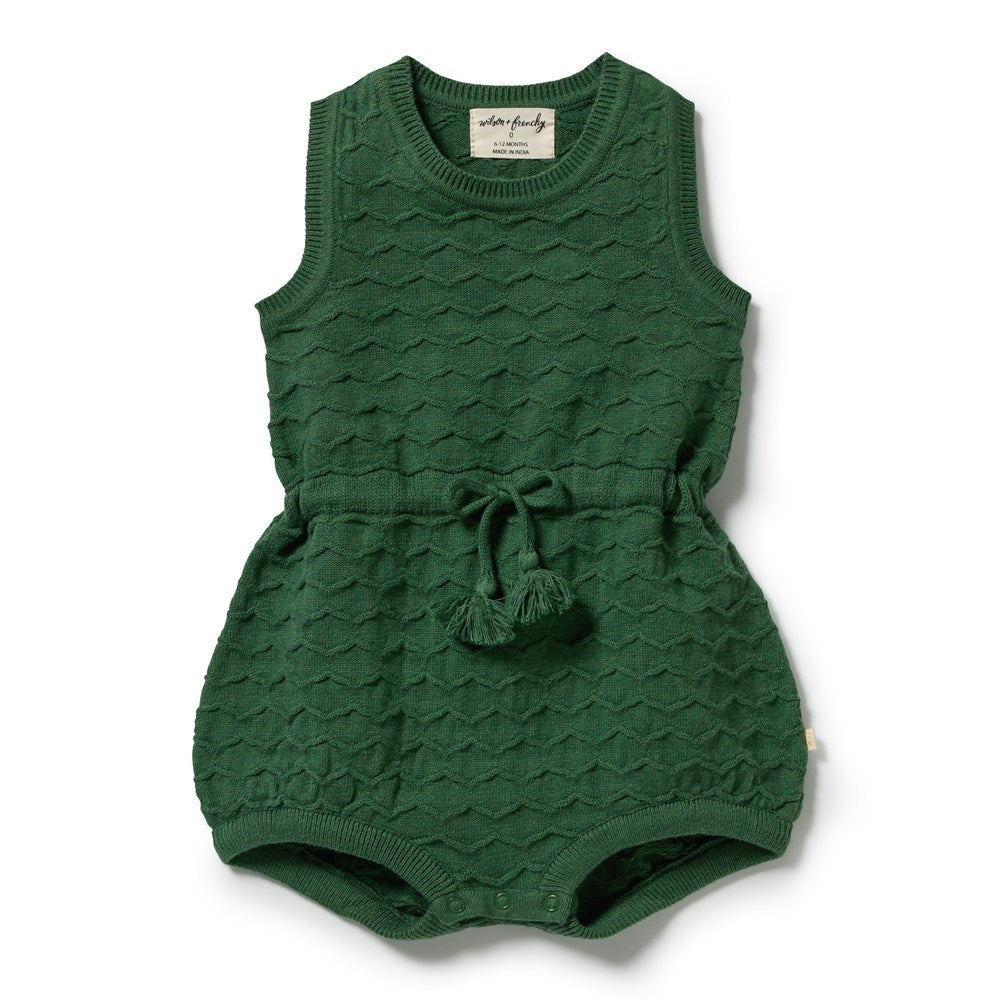Lillipad Organic Knitted Chevron Bodysuit