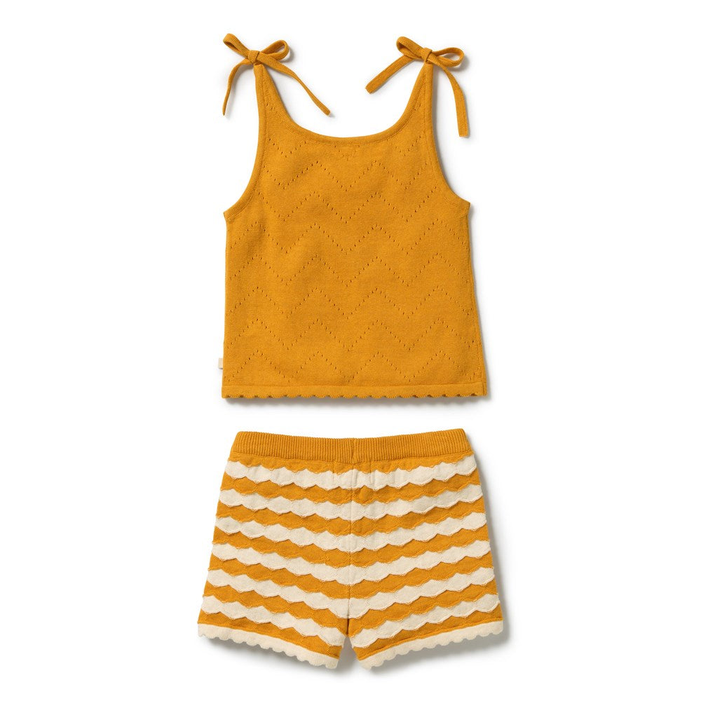 Marmalade Organic Knitted Chevron Set