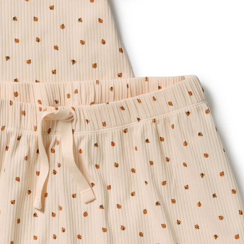 Little Lady Bugs Organic Womens Short Sleeved Pyjamas