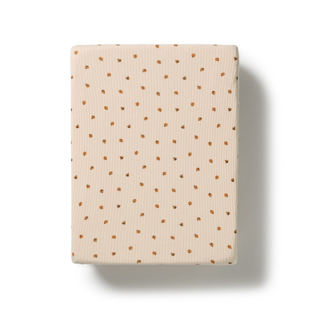 Little Lady Bugs Organic Bassinet Sheet