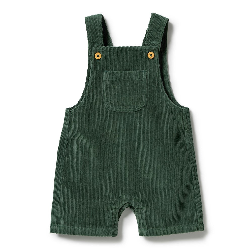 Moss Green Organic Cord Overall