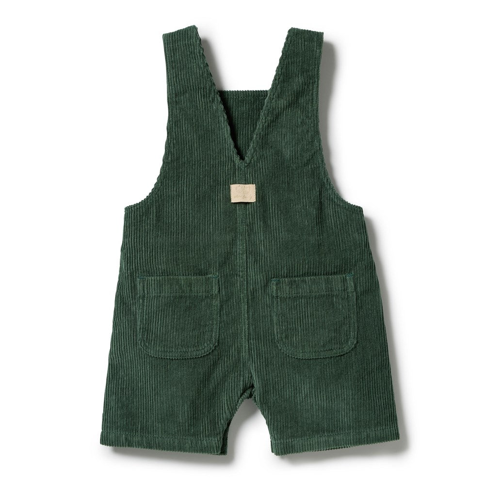 Moss Green Organic Cord Overall