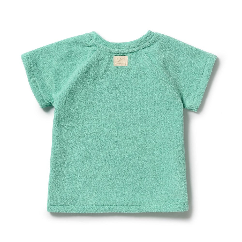 Seafoam Organic Terry Tee