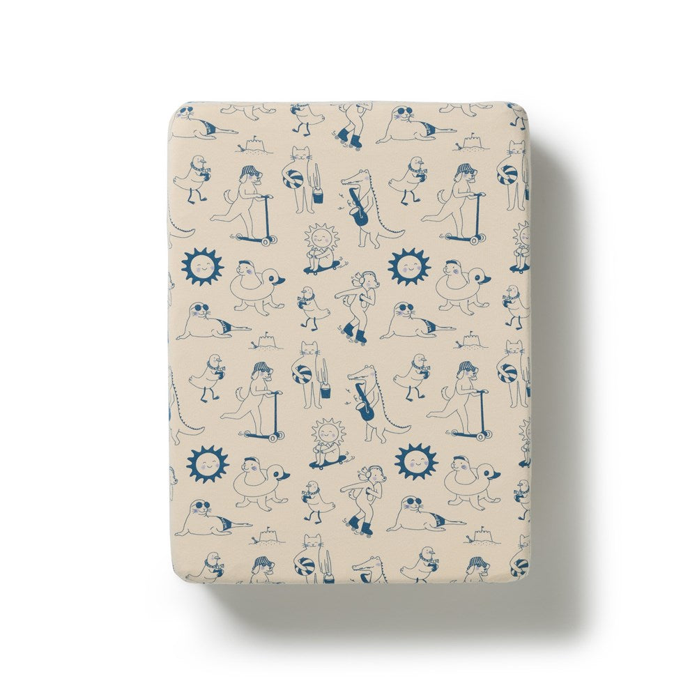 Tout est Magique Organic Bassinet Sheet