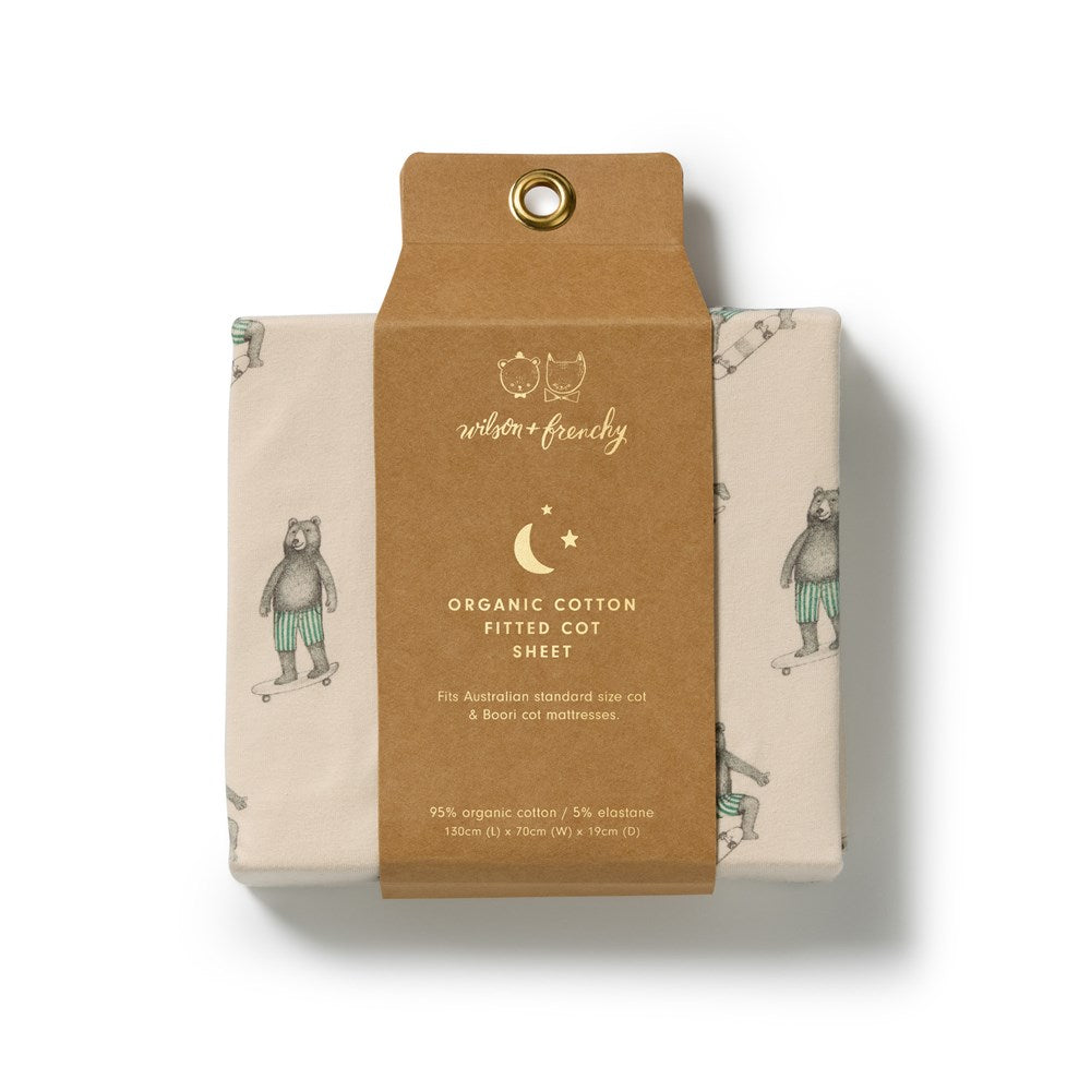 Skater Club Organic Cot Sheet