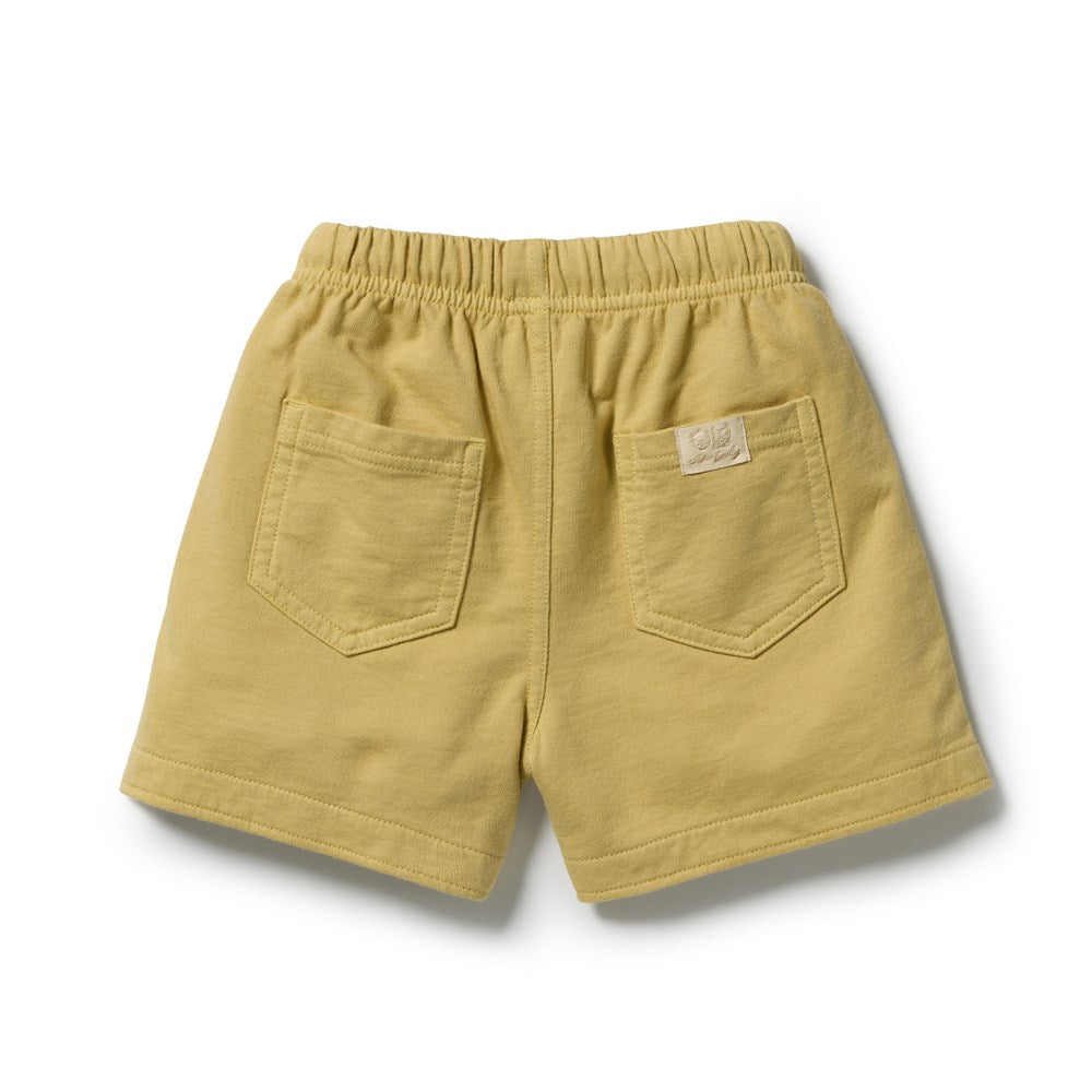 Sand Organic Garment Dyed Sweat Long Short