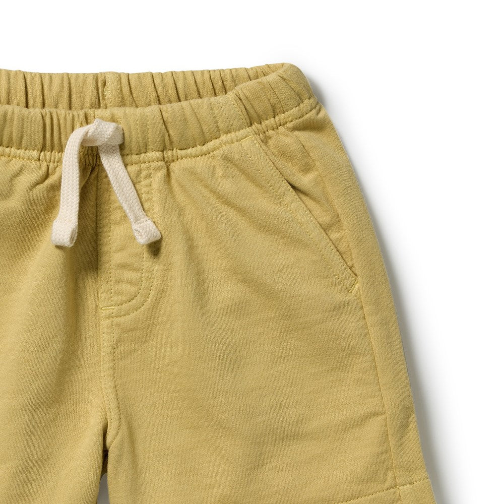 Sand Organic Garment Dyed Sweat Long Short