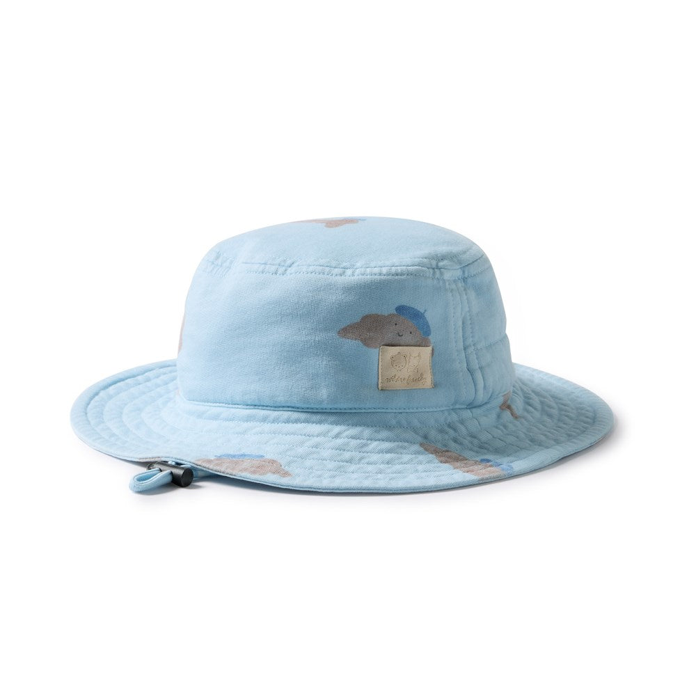 Little Croissant Organic Garment Dyed Sweat Sun Hat