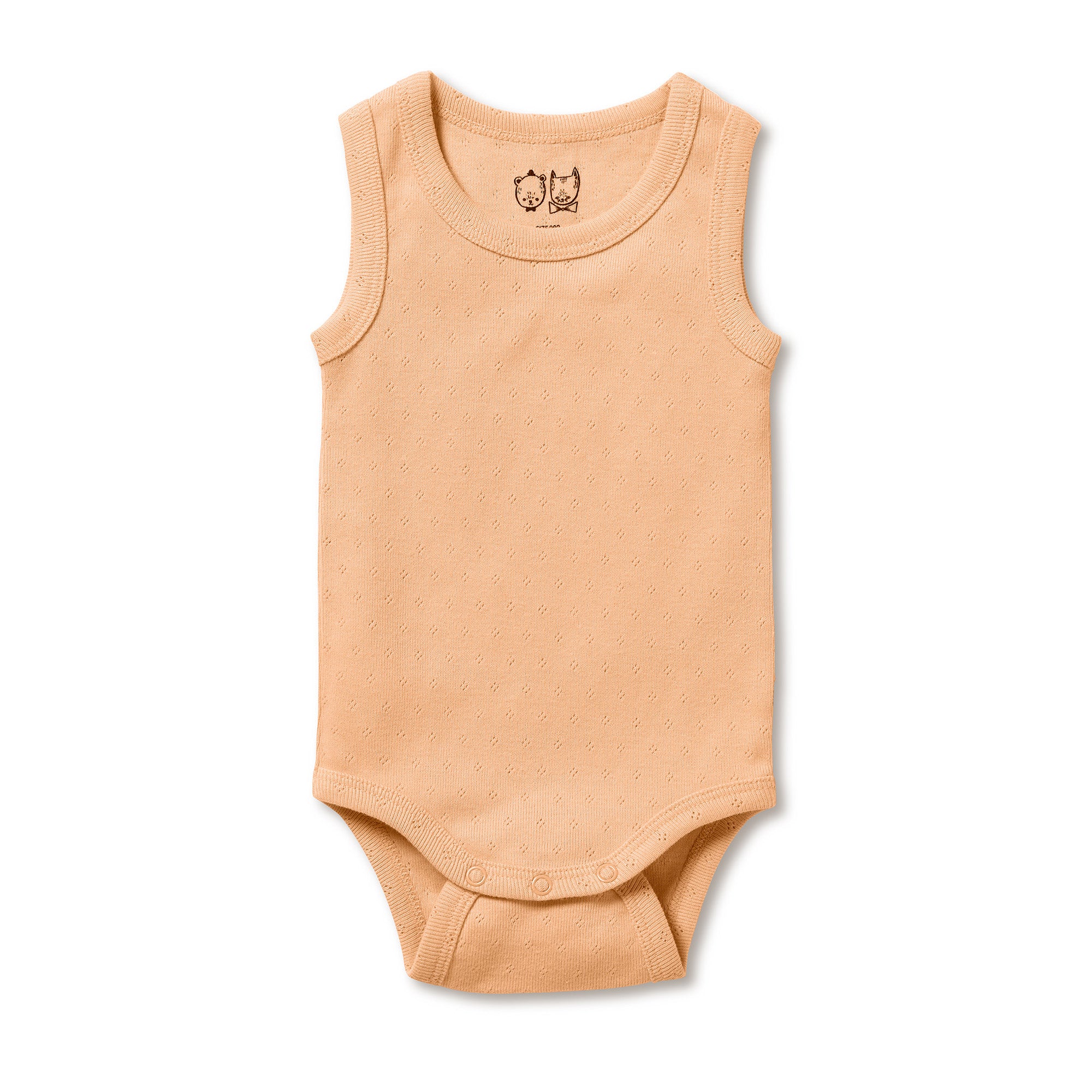 Organic Pointelle Singlet Bodysuit