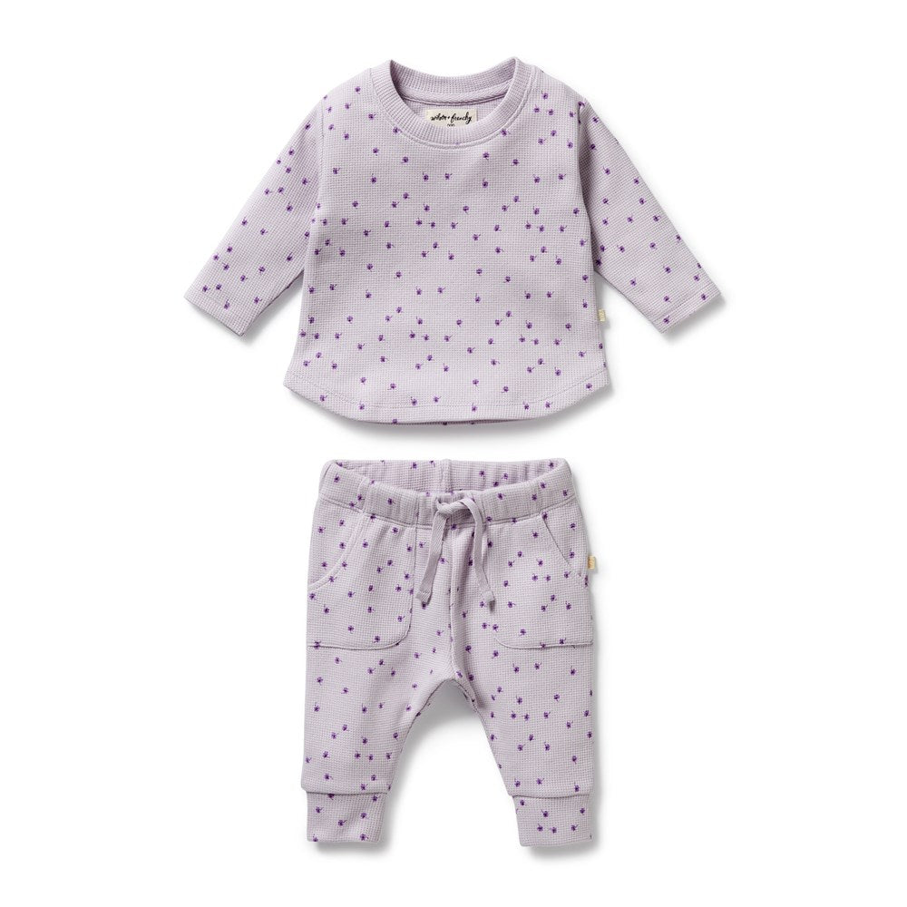 Lulu Daisy Organic Waffle Set W+F