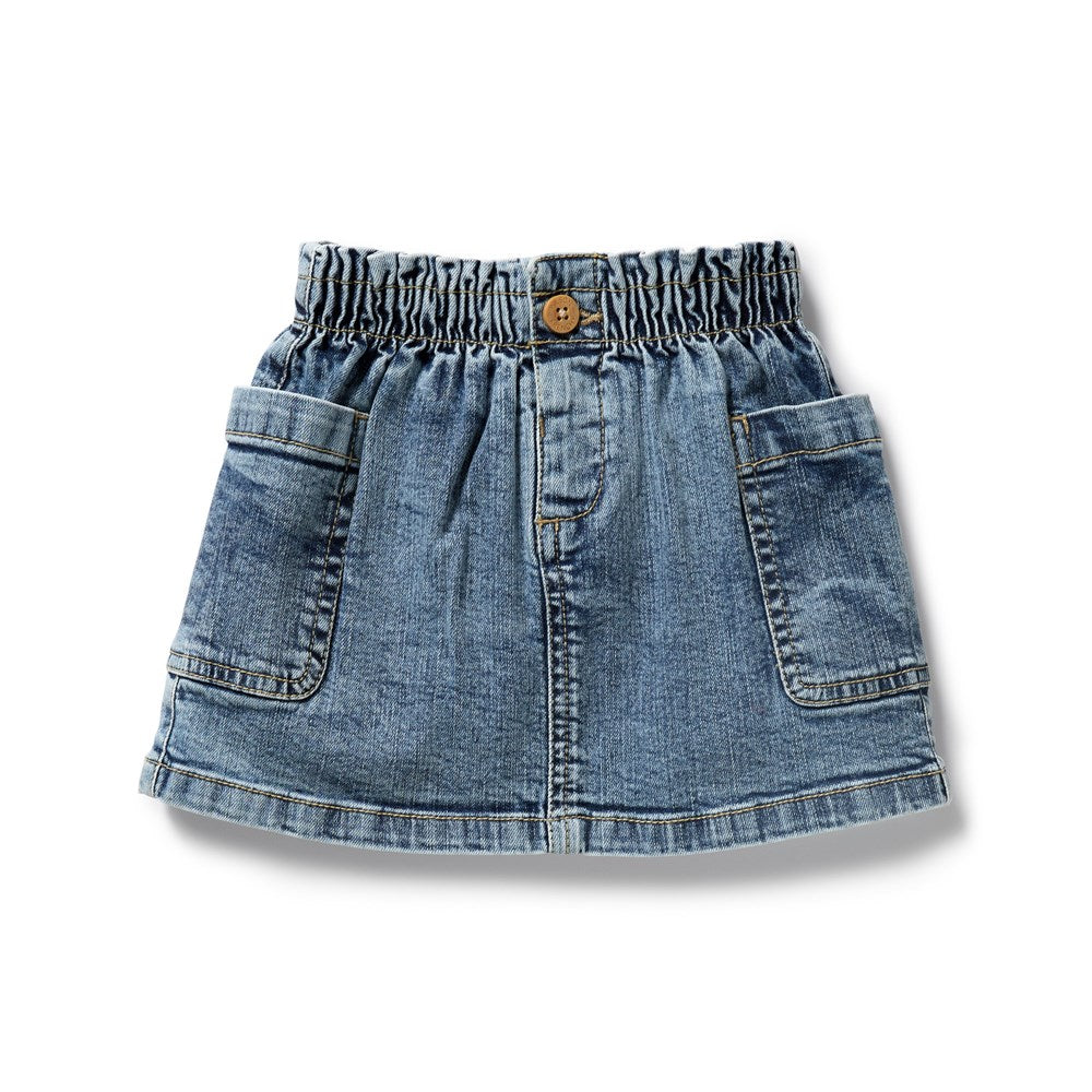 Organic Denim Skirt