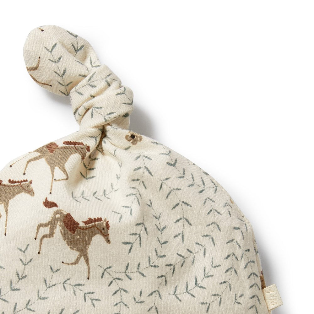 Trixie Horse Organic Knot Hat
