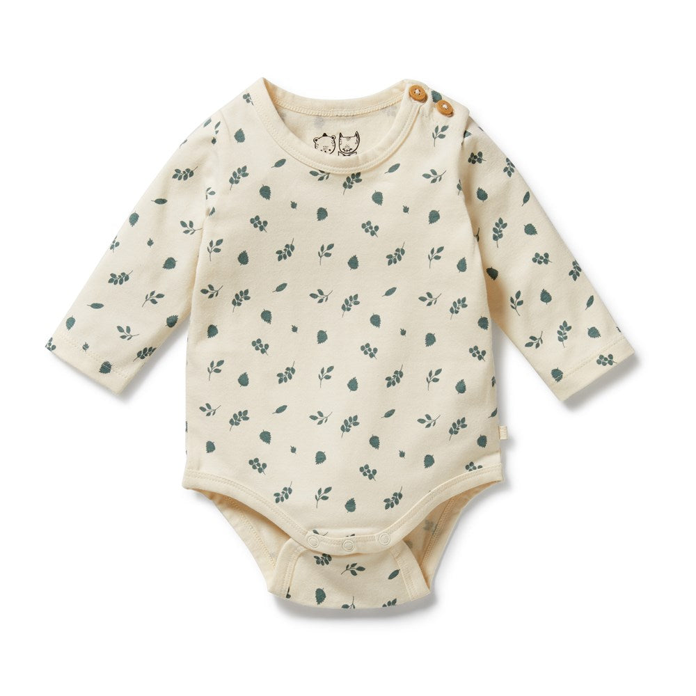 W&F Sunny Sorbet Organic Knitted Tie Bodysuit