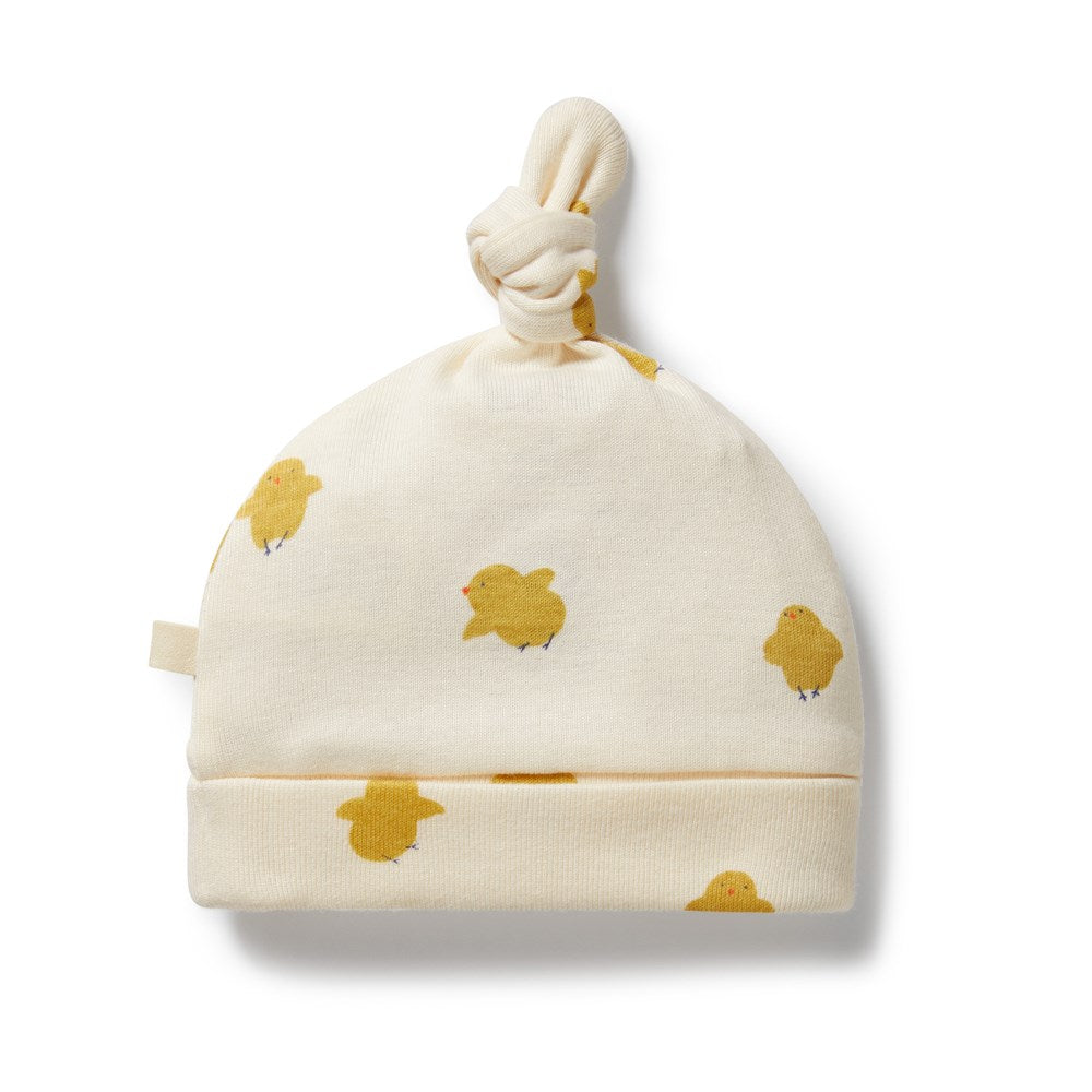 Little Chick Organic Knot Hat