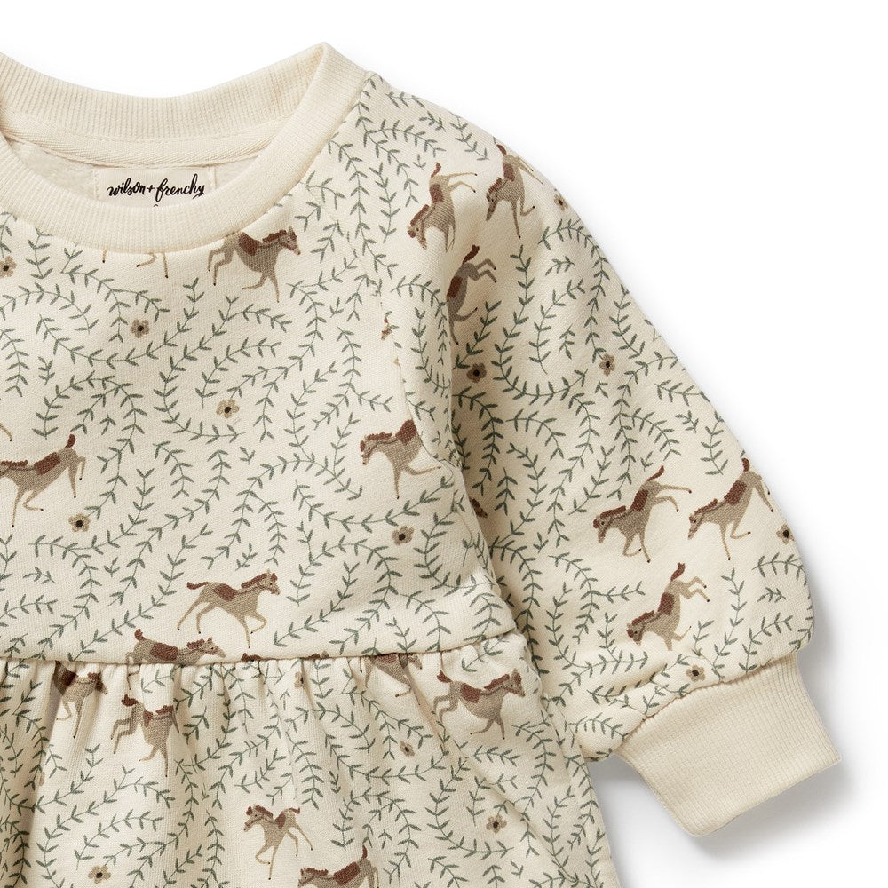Trixie Horse Organic Terry Sweat Dress