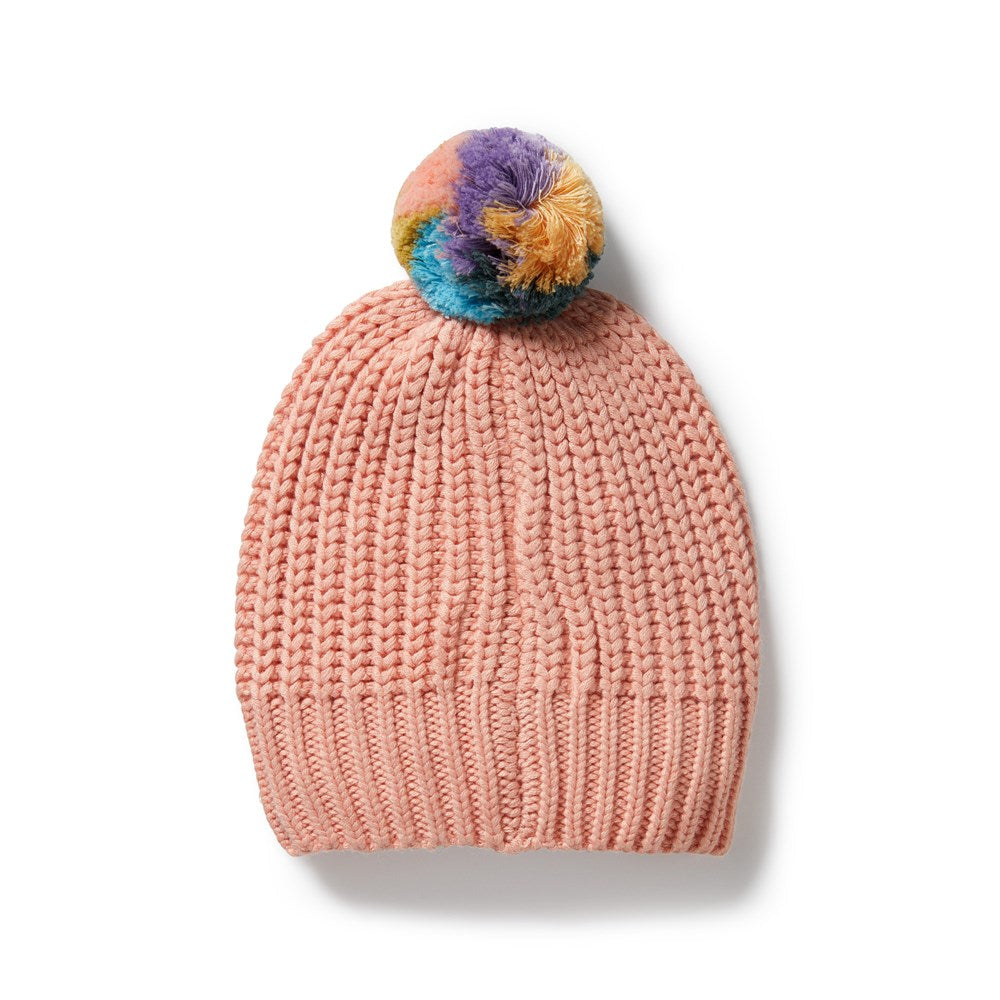 Rainbow Organic Knitted Hat