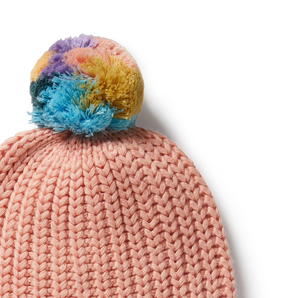 Rainbow Organic Knitted Hat