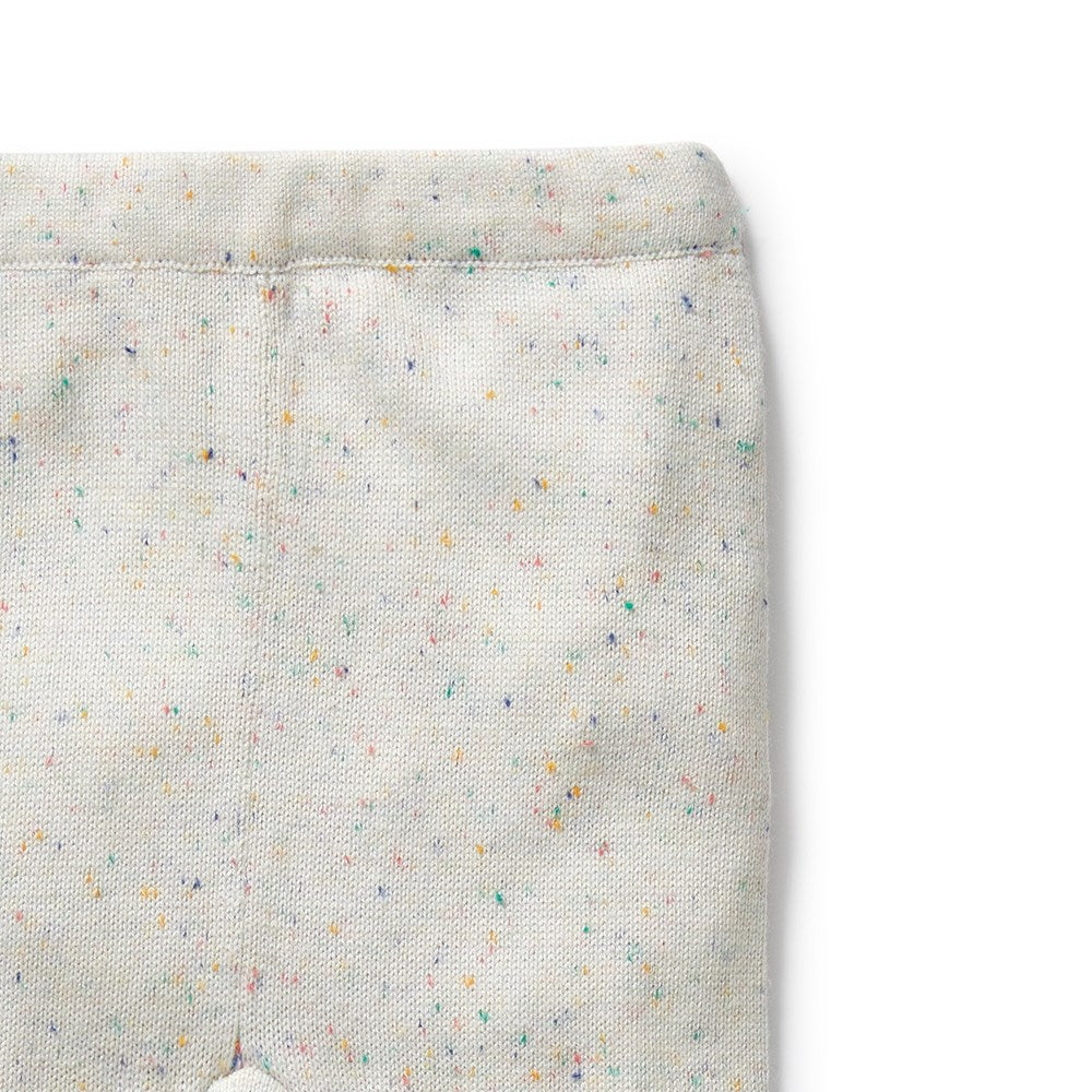 Hundreds and Thousands Organic Knitted Legging with Feet