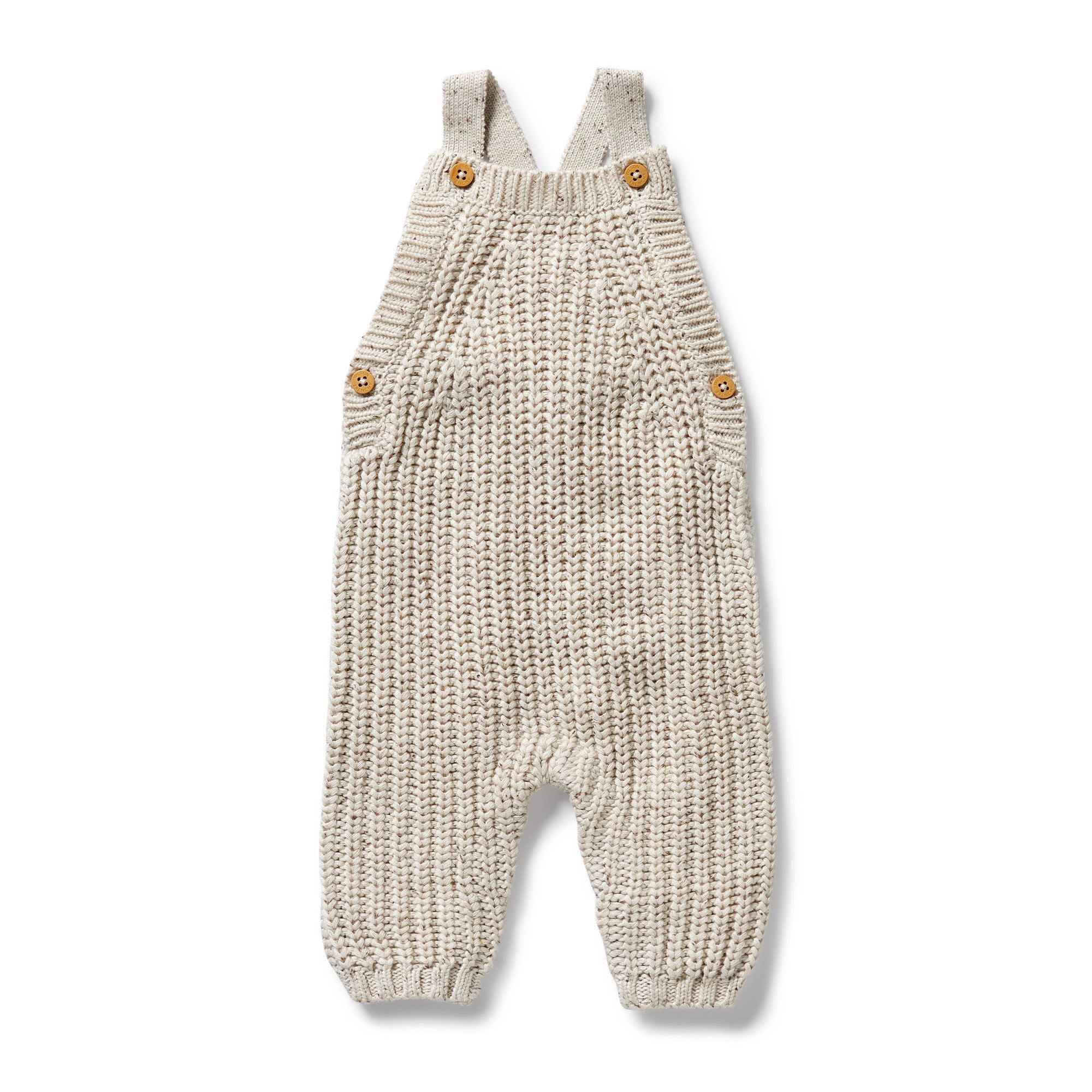 Cookie and Cream Organic Knitted Overall