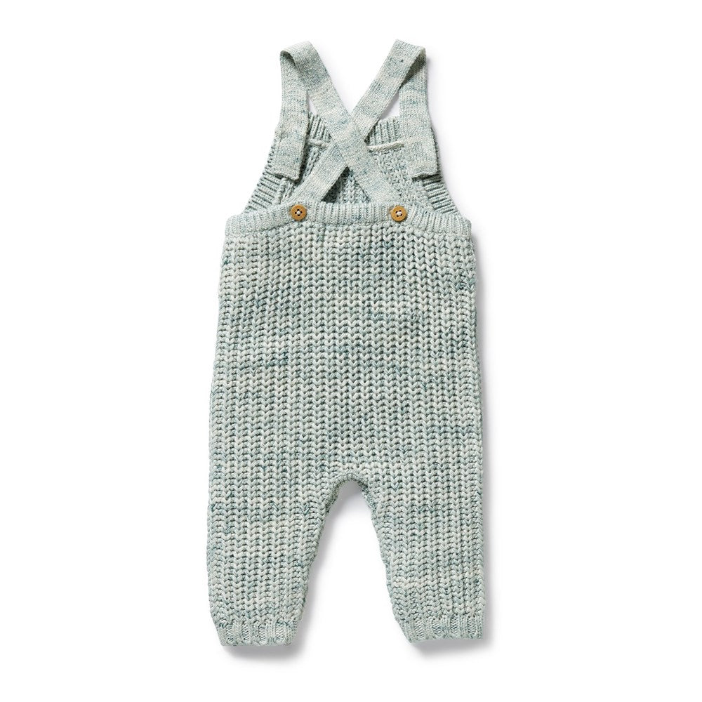 Moss Speckle Organic Knitted Overall