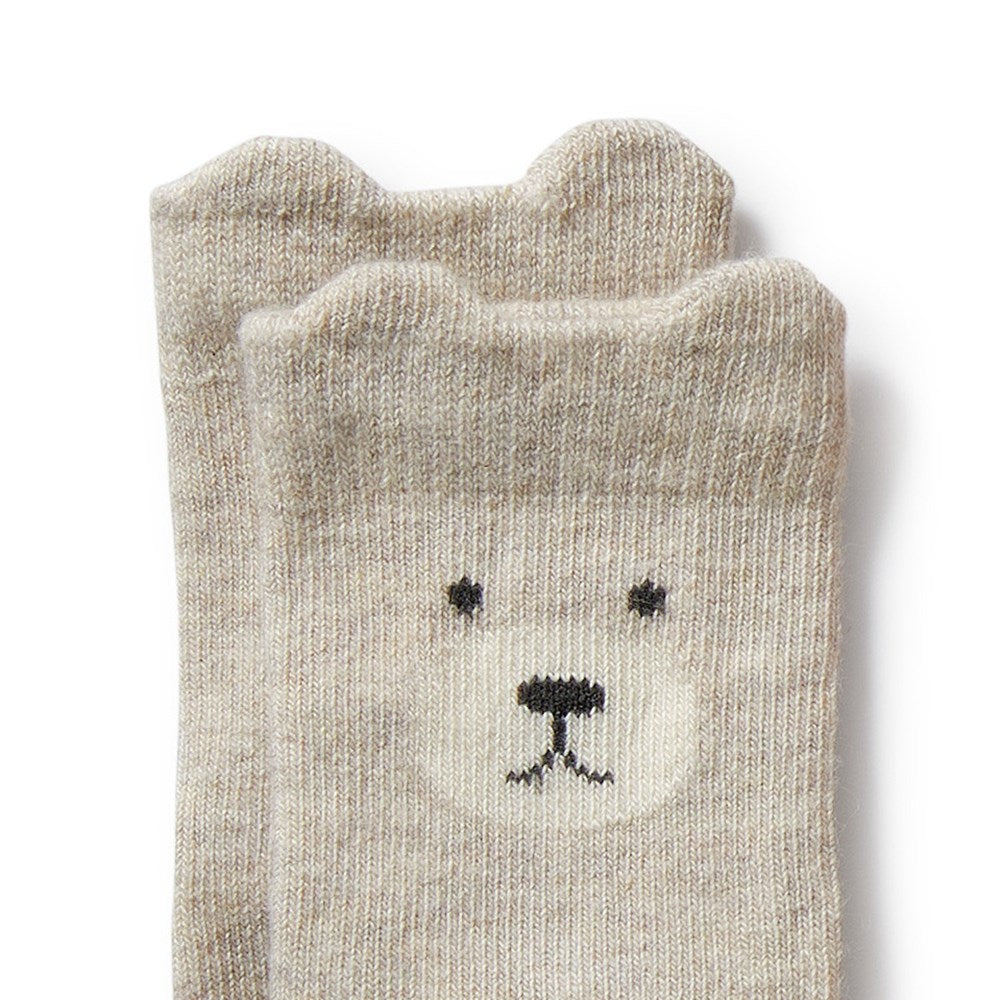 Girls Organic 4 Pack Baby Socks