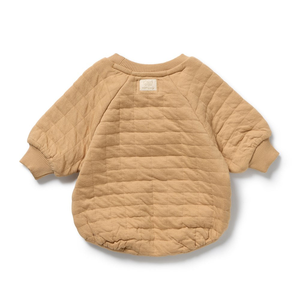 Honey Fawn Organic Quilted Bodysuit