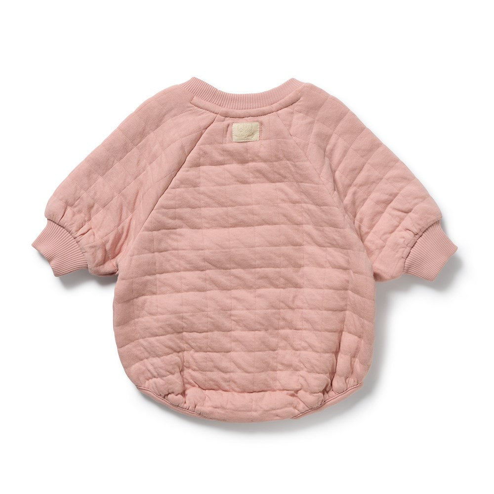 Rose Organic Quilted Bodysuit