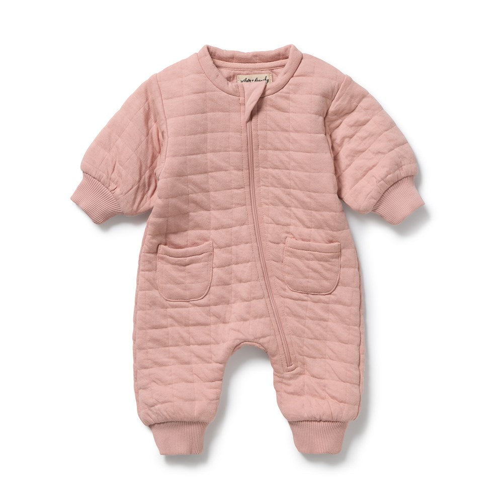 Rose Organic Quilted Growsuit