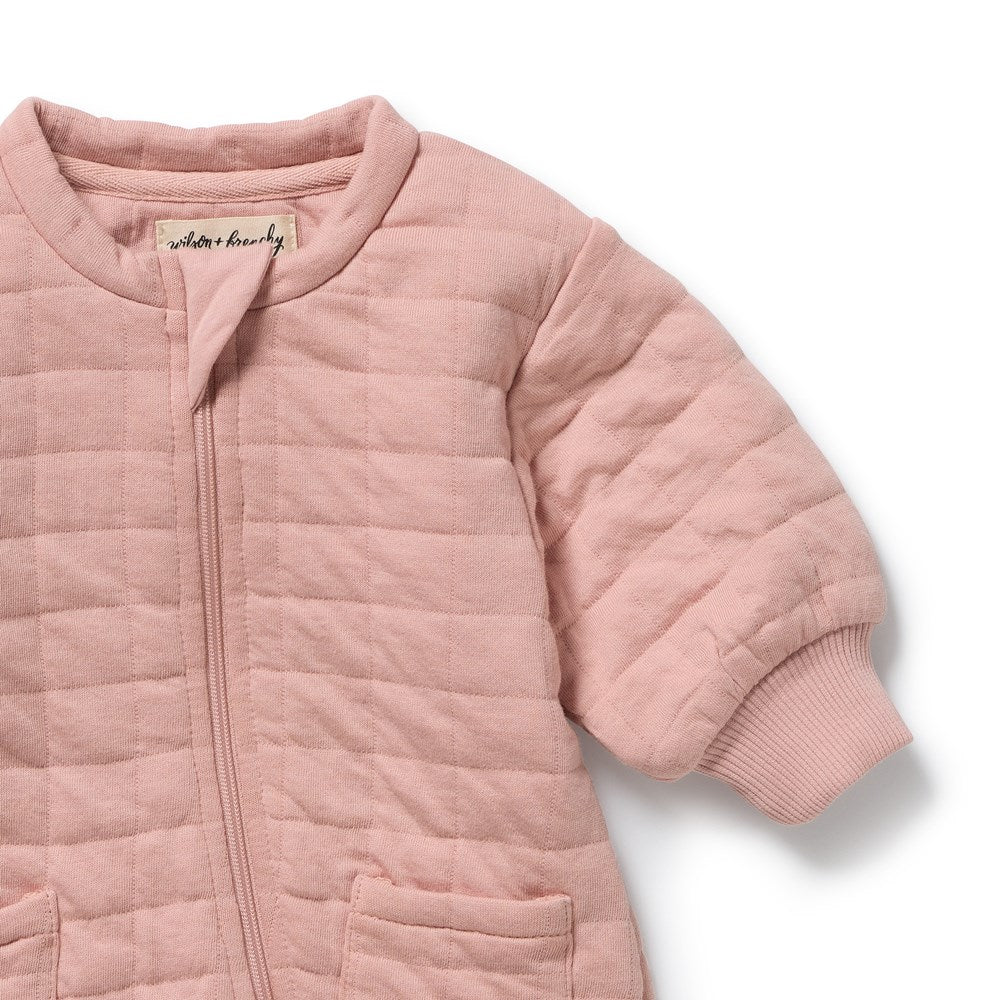 Rose Organic Quilted Growsuit