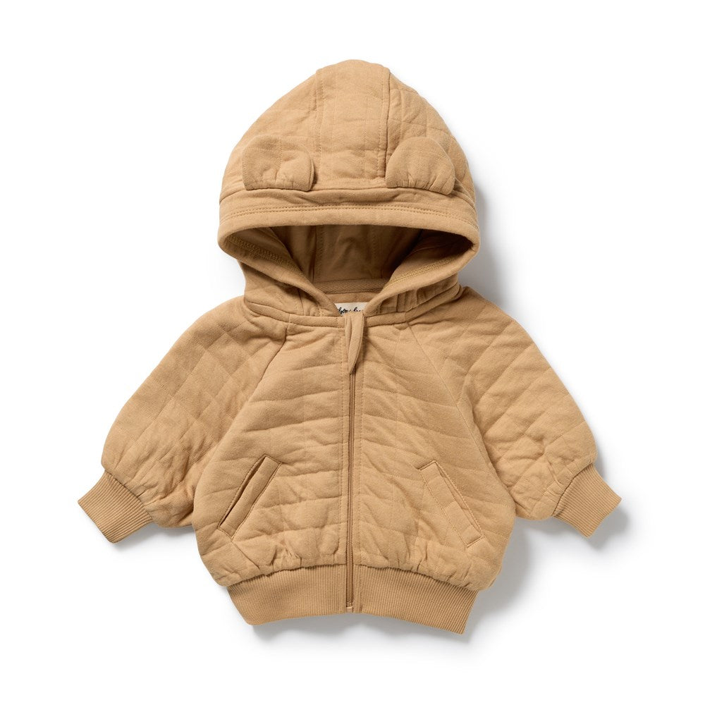 Honey Fawn Organic Quilted Jacket