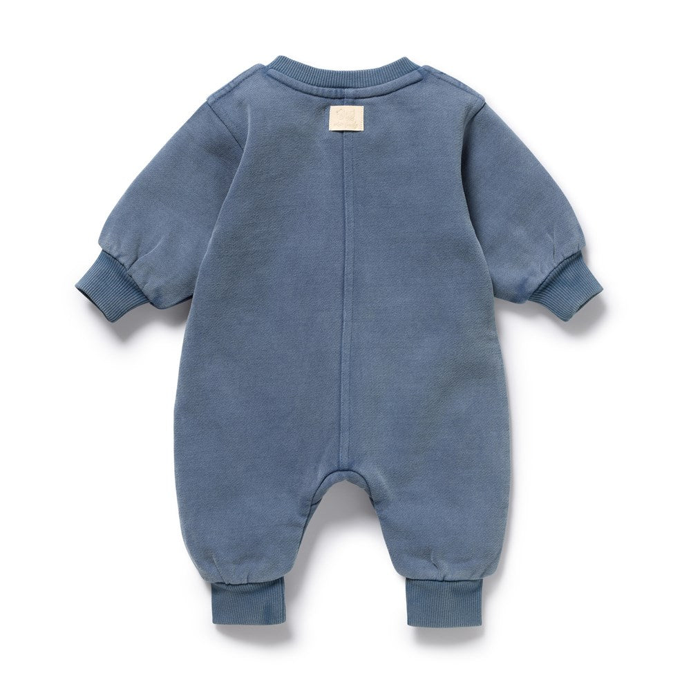 Twilight Blue Organic Terry Growsuit