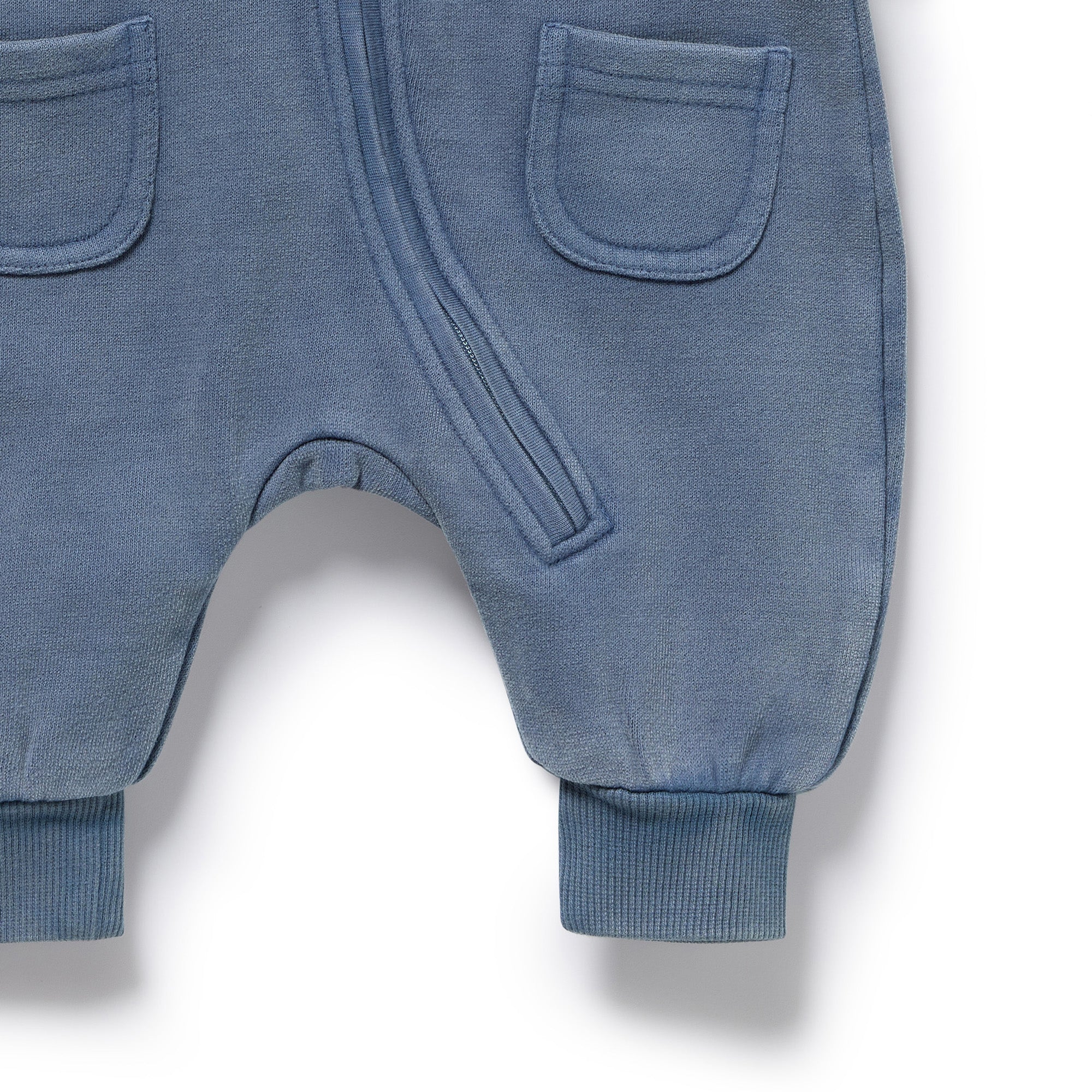 Twilight Blue Organic Terry Growsuit