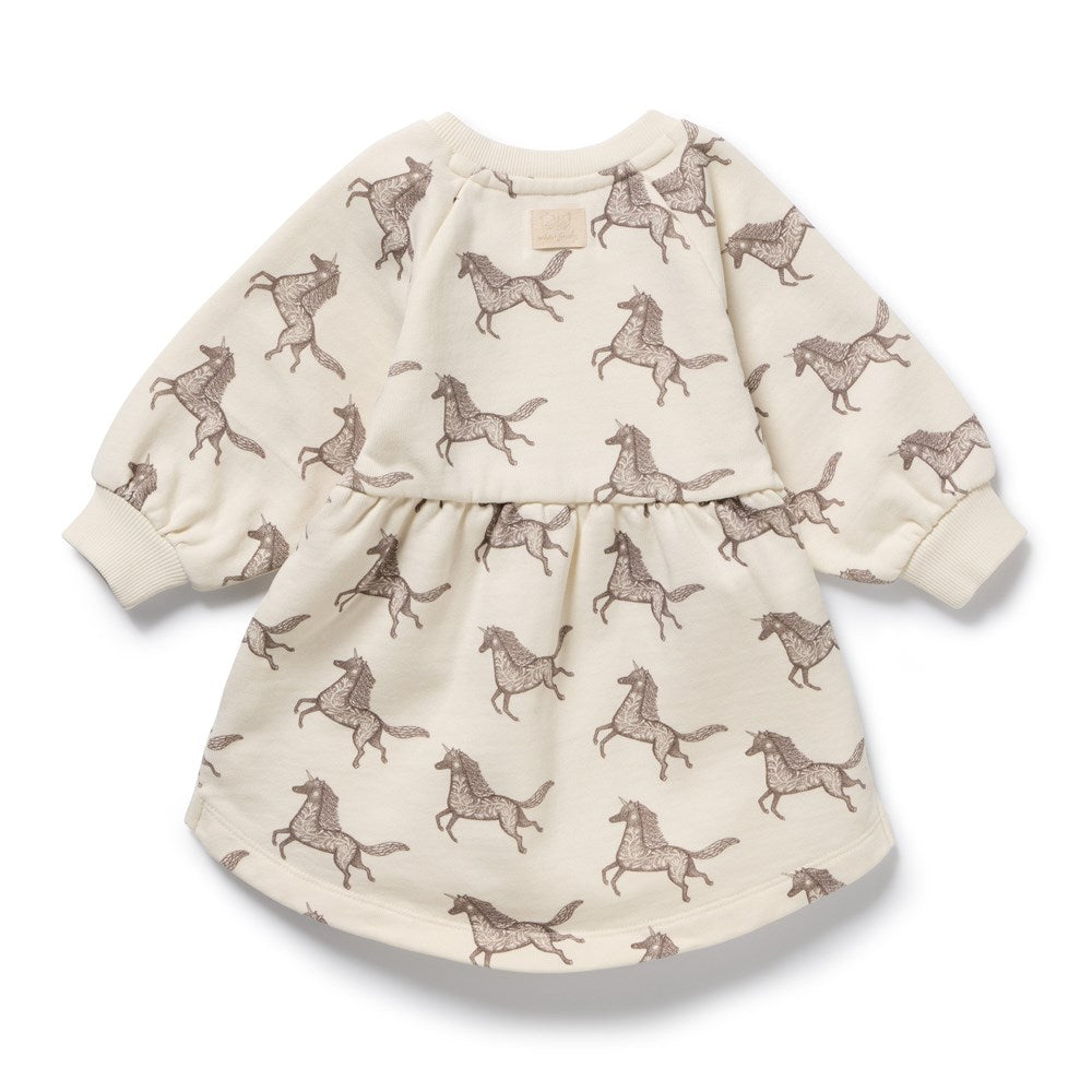 Little Unicorn Organic Terry Sweat Dress