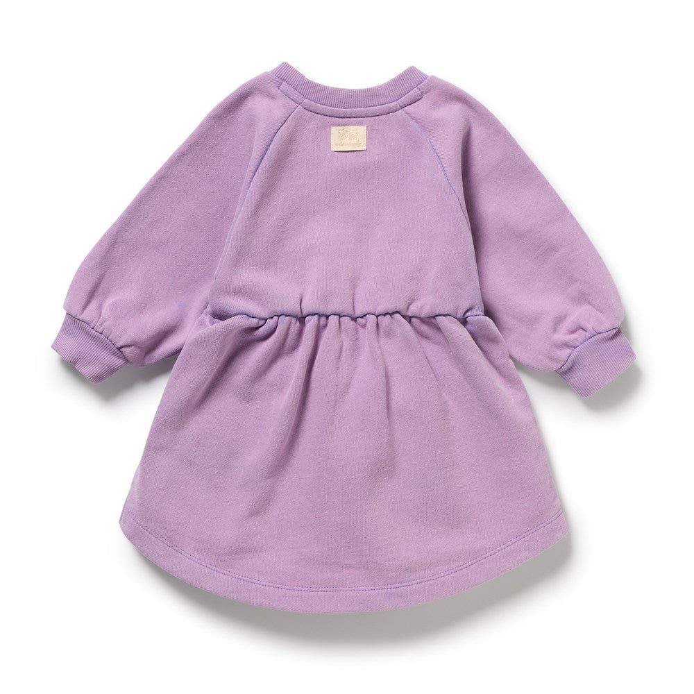 Berry Organic Terry Sweat Dress