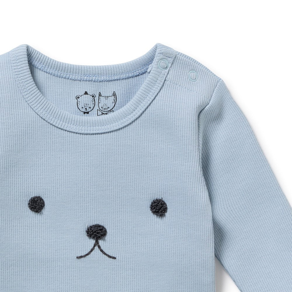 Storm Blue Organic Rib Top