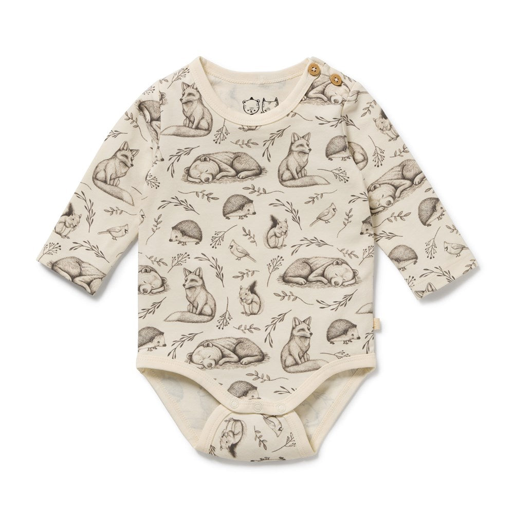 Foxglove Forest Organic Bodysuit