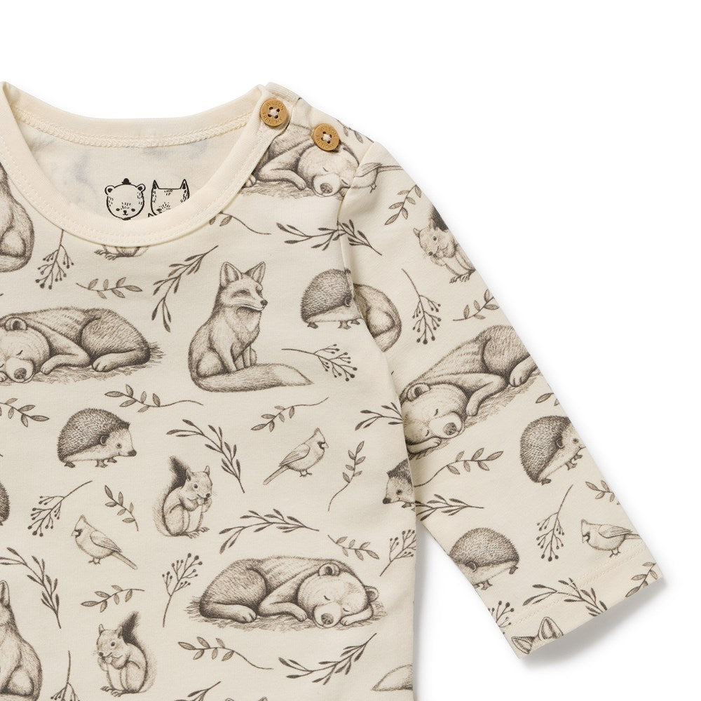 Foxglove Forest Organic Bodysuit