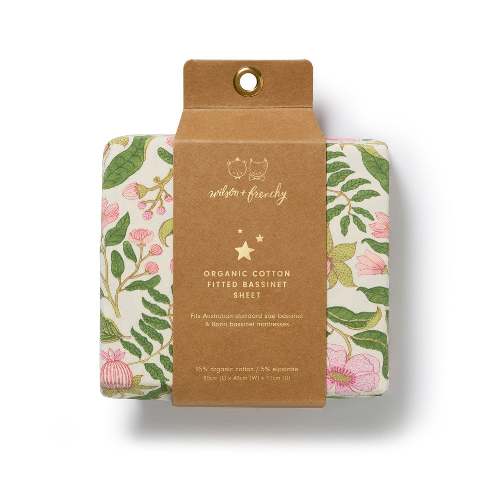 Ma Fleur Organic Bassinet Sheet