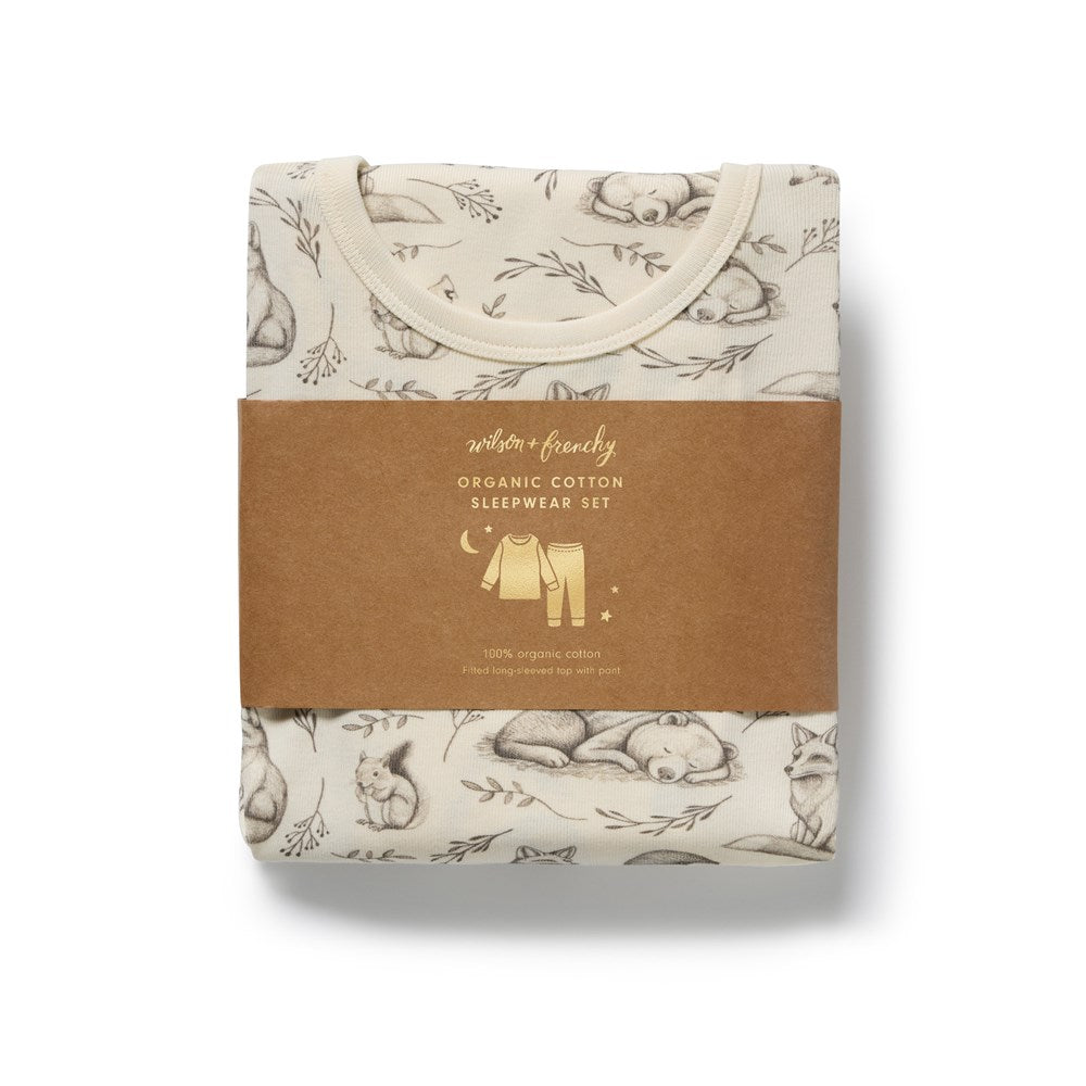 Foxglove Forest Organic Long Sleeved Pyjamas