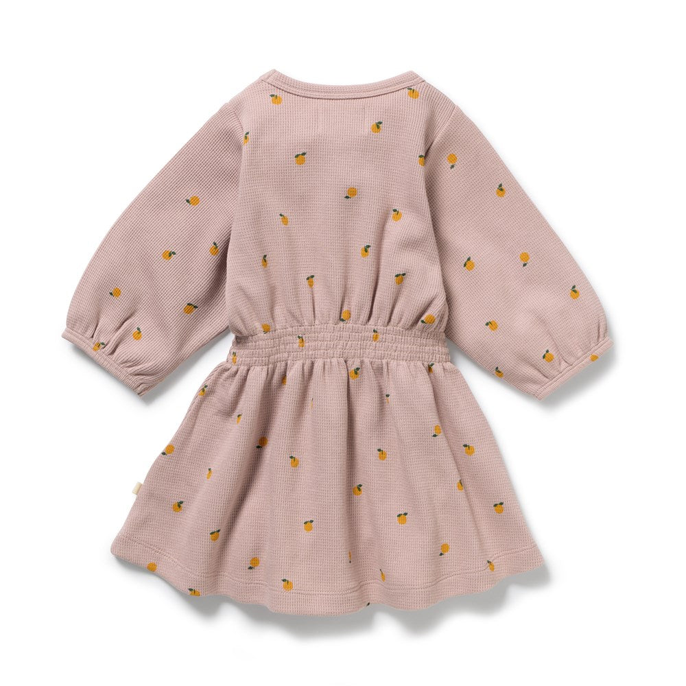Mini Mando Organic Waffle Dress