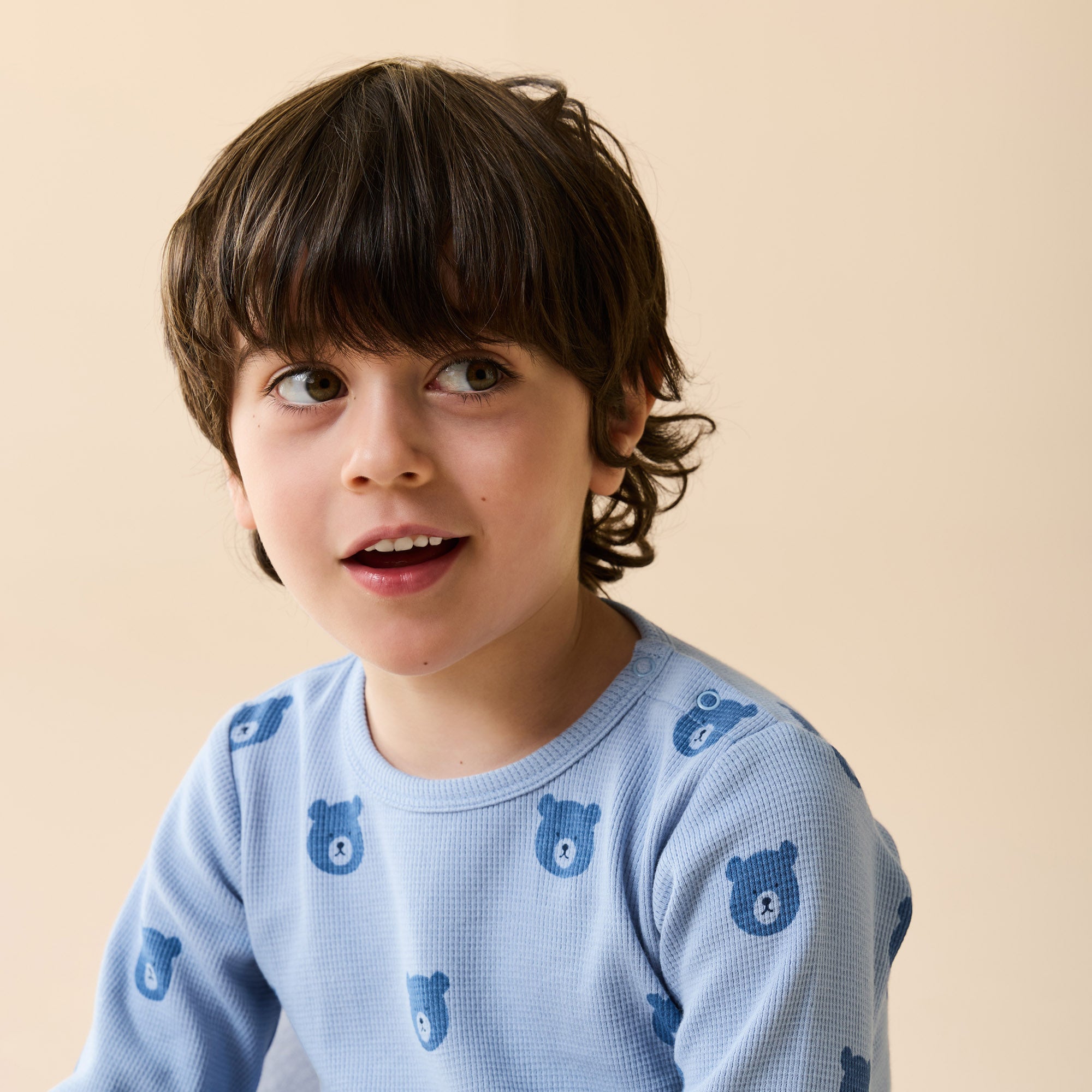 Bear Hugs Organic Waffle Top