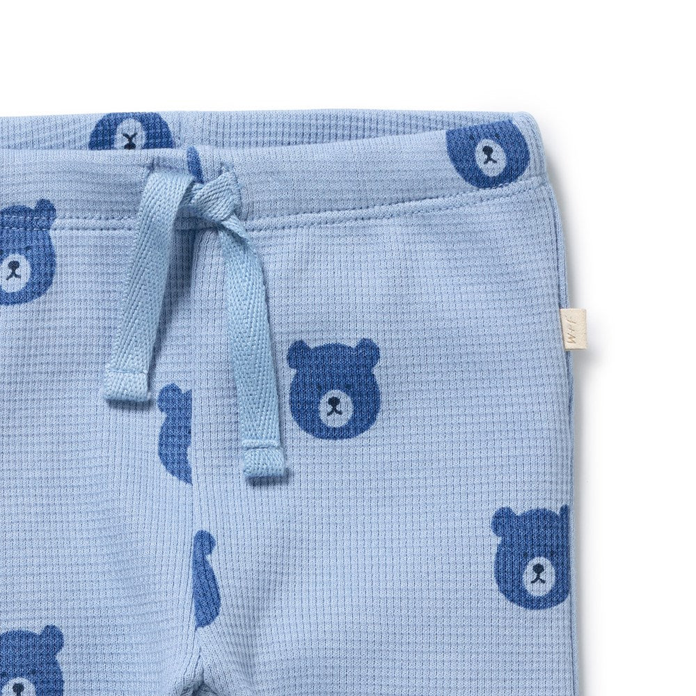 Bear Hugs Organic Waffle Legging