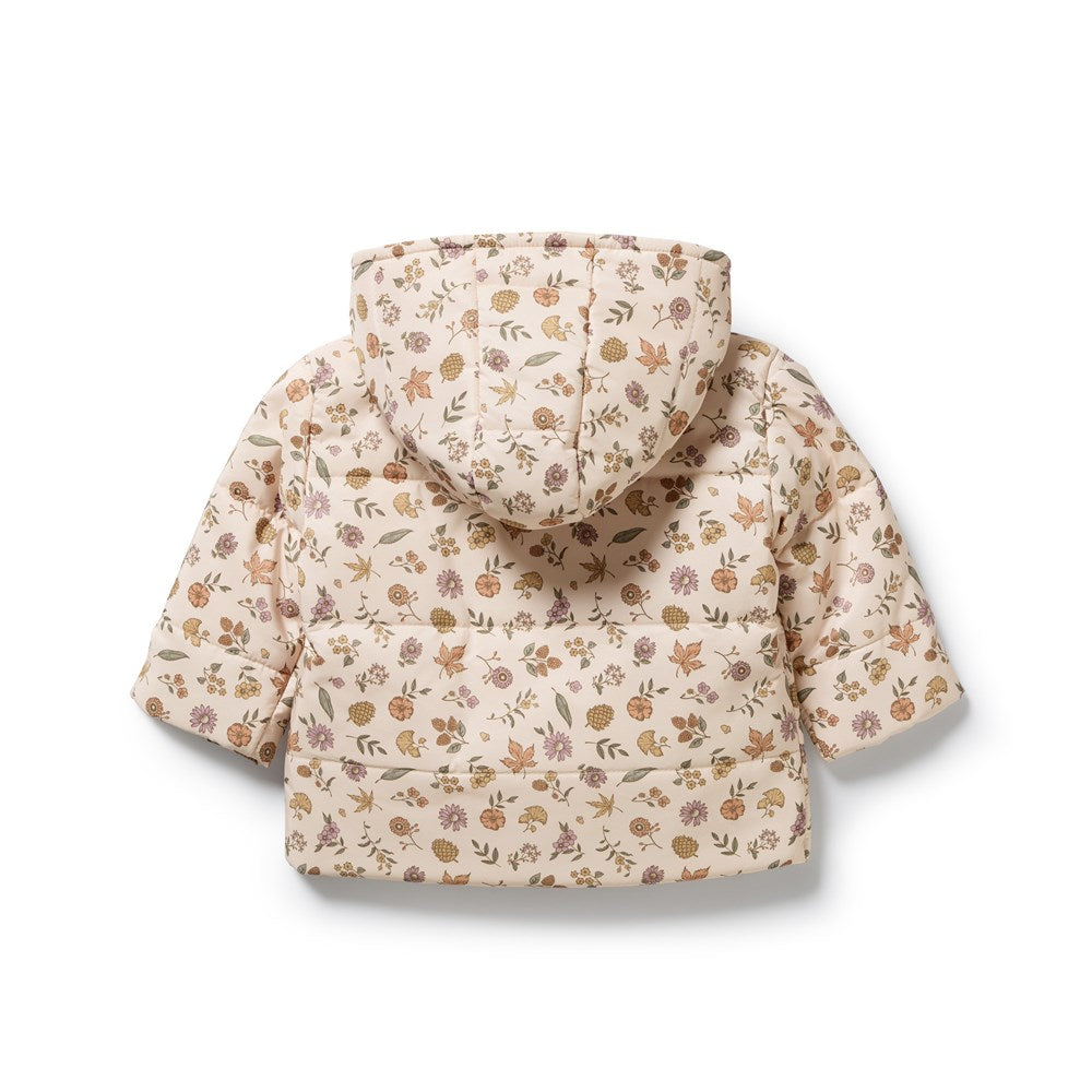 Maple Glow Puffer Jacket