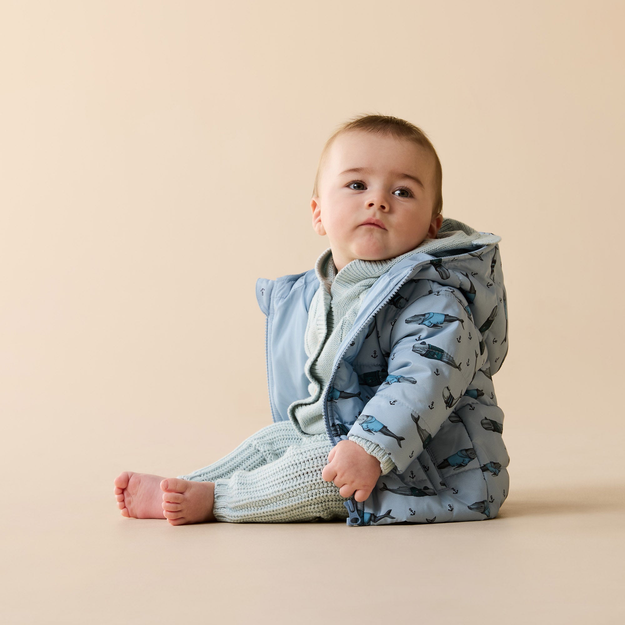 Woolly Whales Puffer Jacket