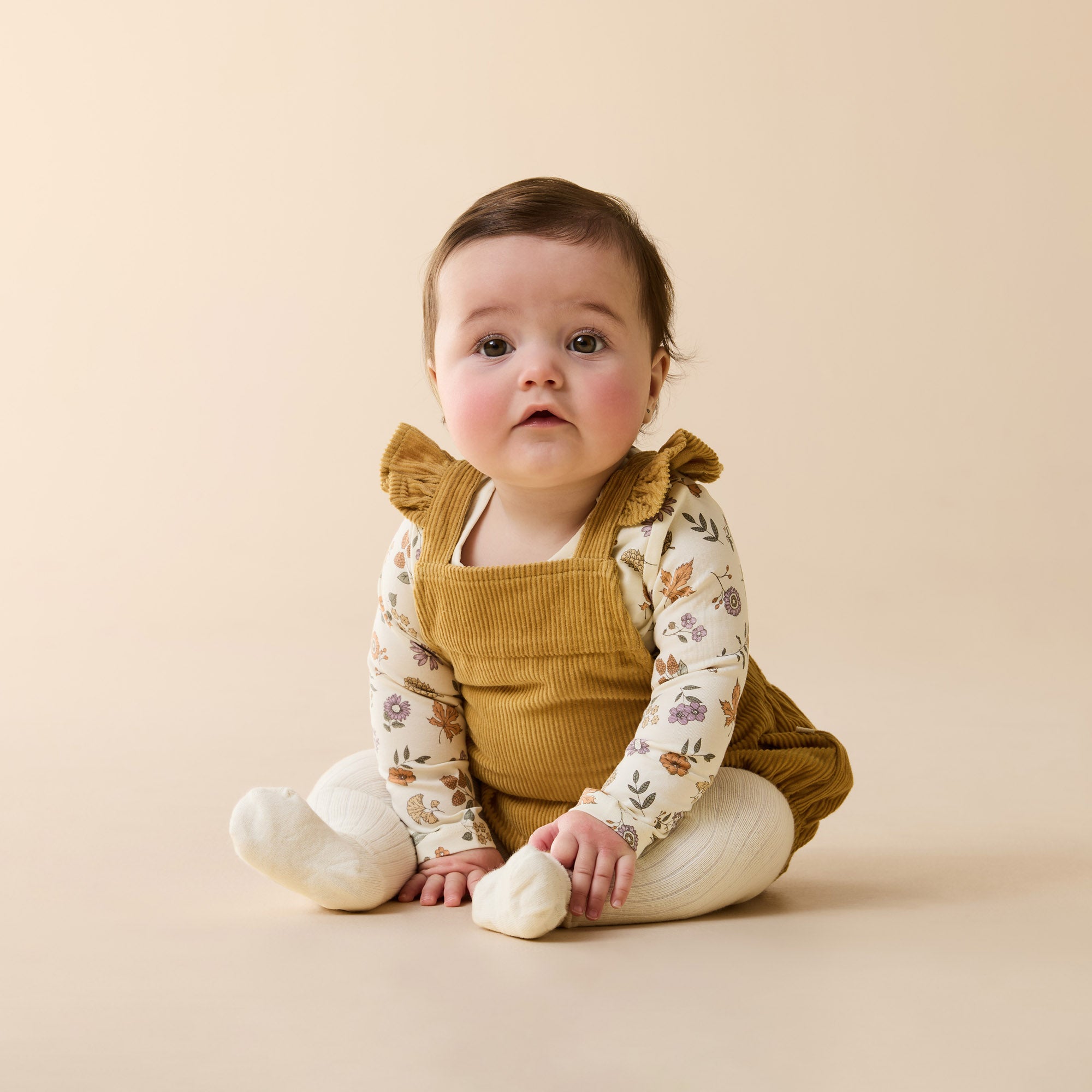 Amber Glow Organic Cord Bodysuit