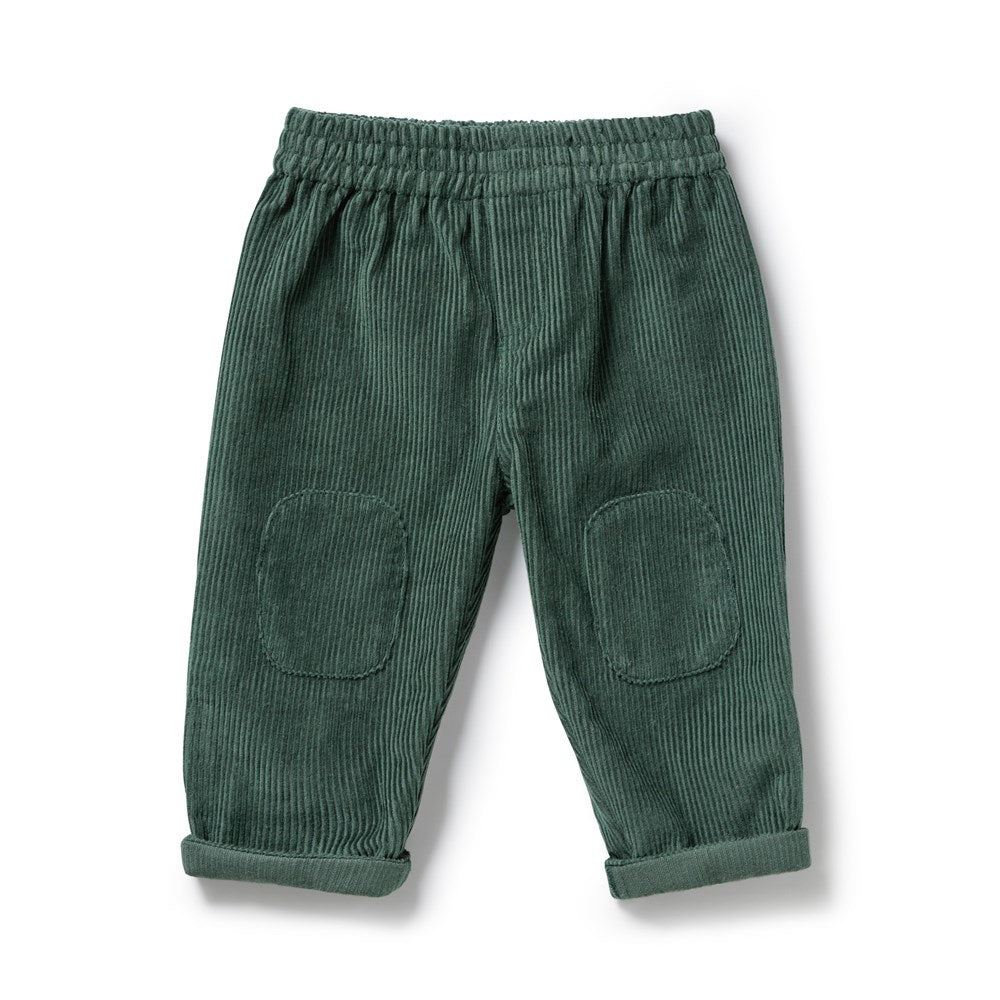 Moss Green Organic Cord Pant