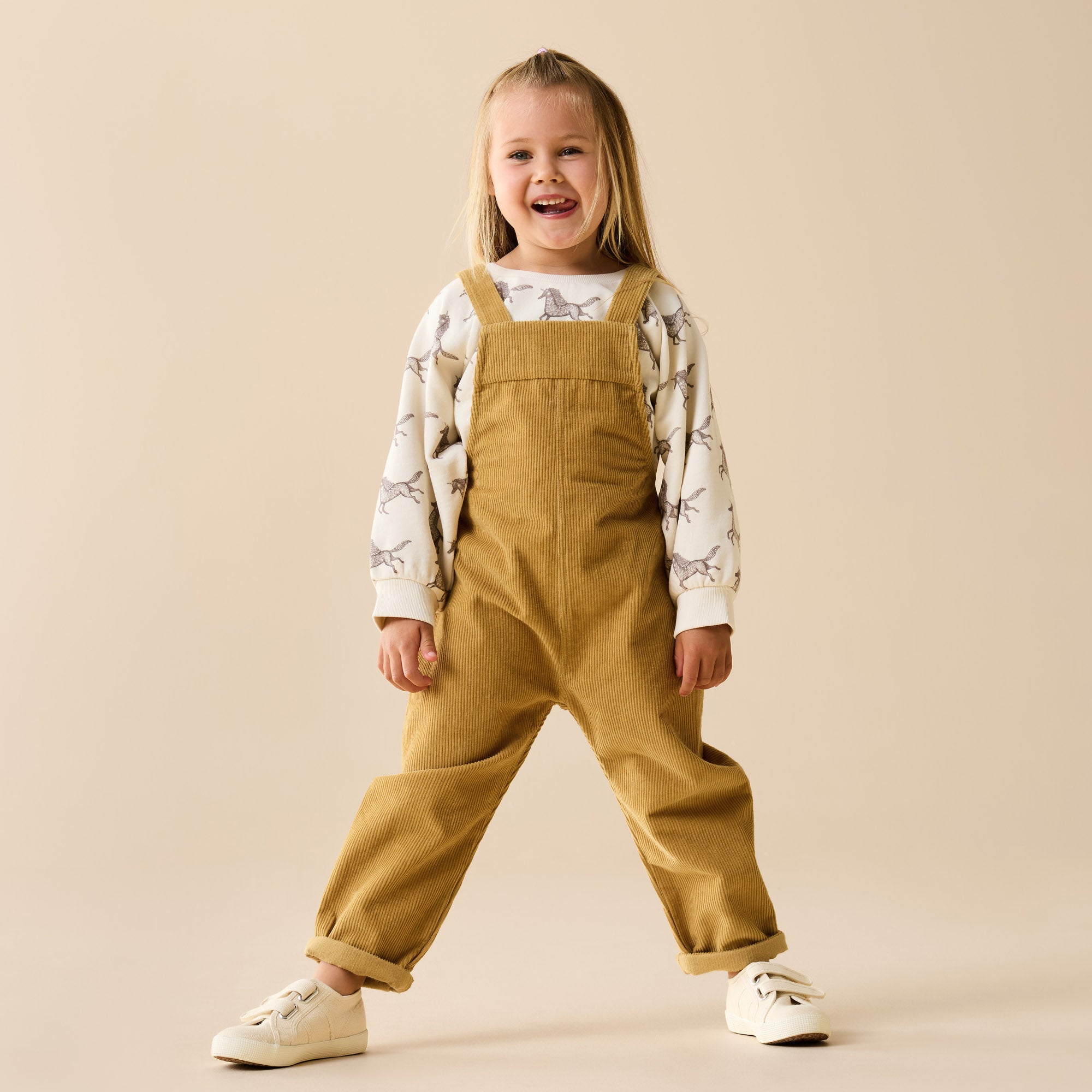 Amber Glow Organic Cord Overall