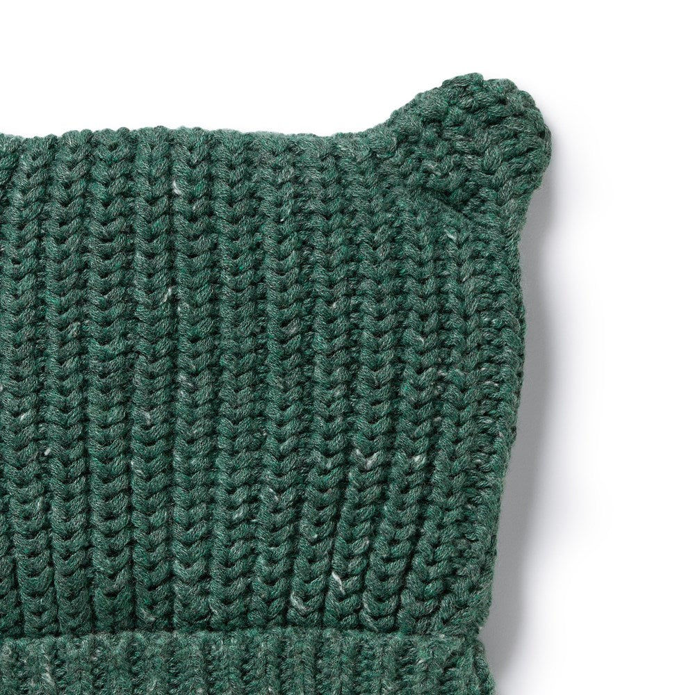 Clover Organic Knitted Bear Hat