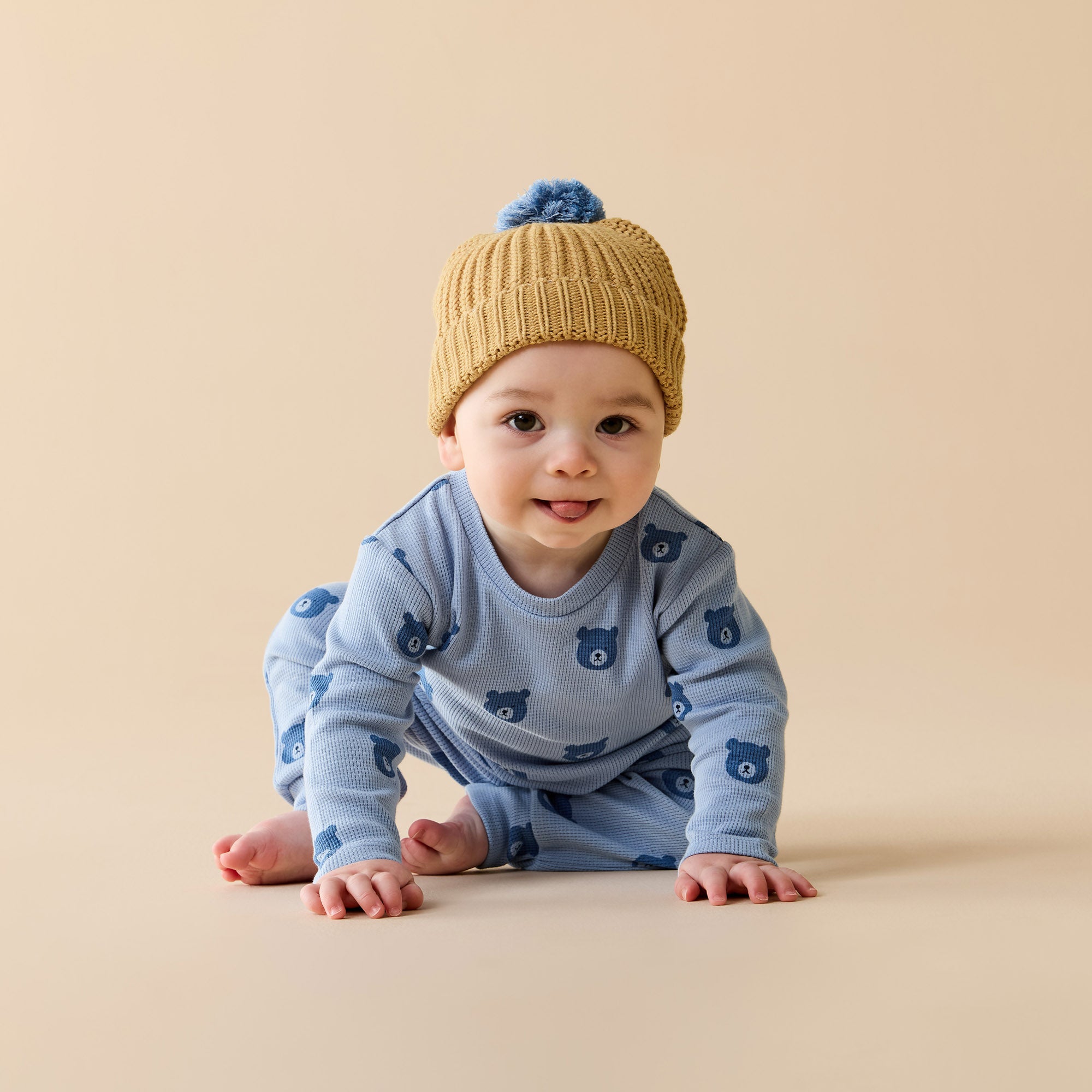 Honey Drop Organic Knitted Hat
